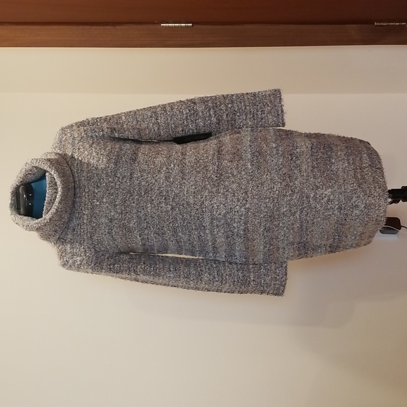 Rachel Zoe Turtleneck Knit Sweater Dress size L - Picture 3 of 13
